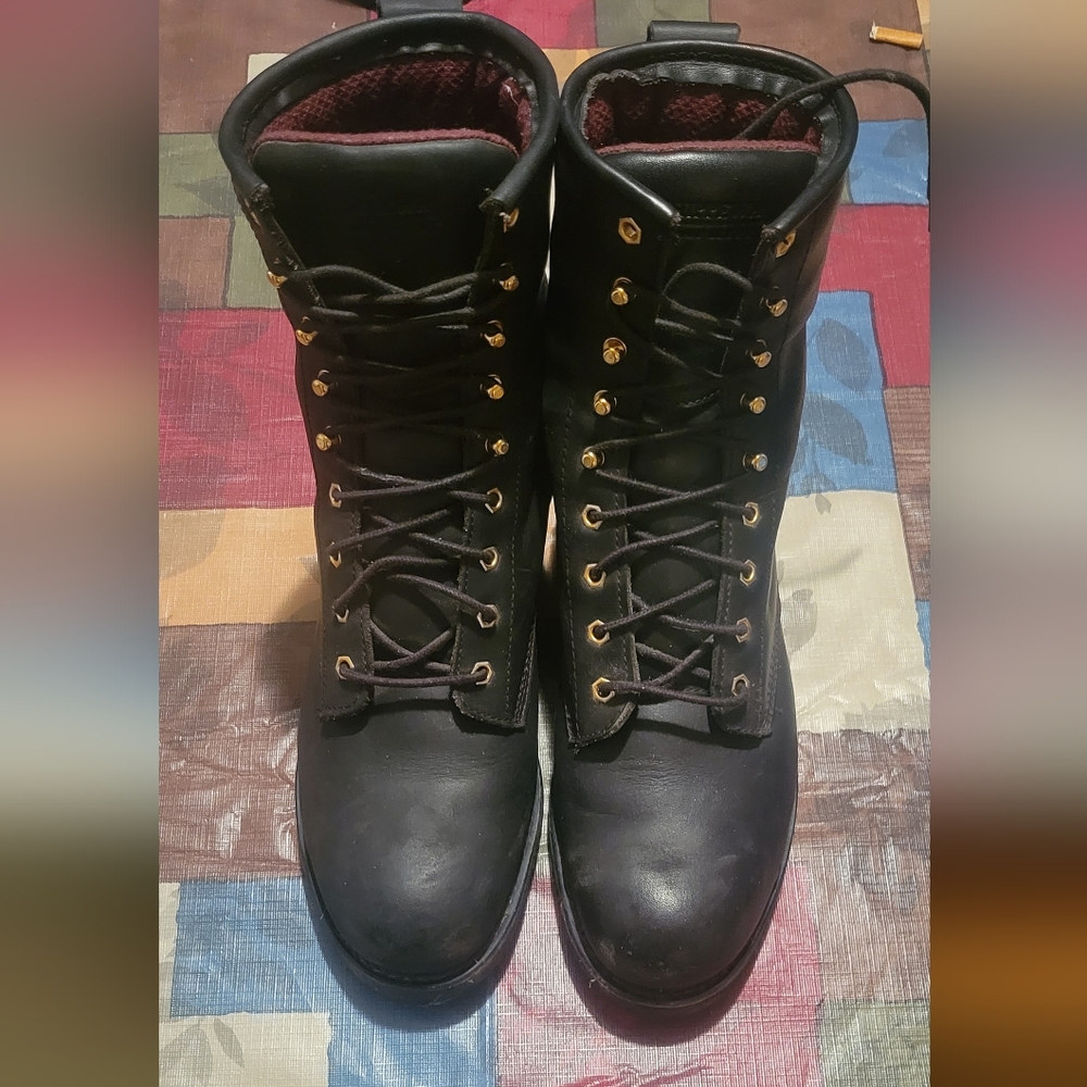 Chippewa 8" Steel Toe Logger/Motorcycle Boot